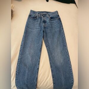 Levis 501 jeans blue denim. Size W26, L30